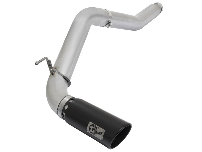 aFe Atlas Exhaust 5in DPF-Back Al Steel 2016 Nissan Titan XD V8-5.0L Black Tip Secondary image