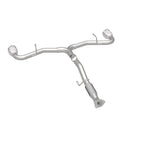 MagnaFlow Cat-Back 2015 Alfa Romeo 4C 1.7L SS 2.5in Dual Split Rear 4.in Tips exhaust system with polished stainless steel.