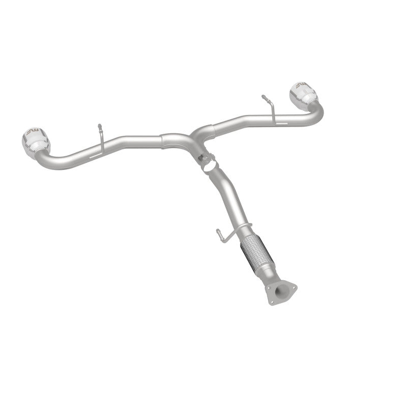 MagnaFlow Cat-Back 2015 Alfa Romeo 4C 1.7L SS 2.5in Dual Split Rear 4.in Tips exhaust system with polished stainless steel.