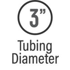 3" Tubing Diameter for Magnaflow 2024 Toyota Tacoma Speq Series Cat-back Exhaust System (Black Tips)