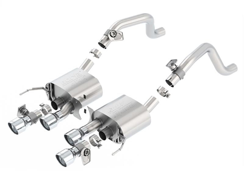 Borla 2014 Chevrolet Corvette C7 6.2L 8cyl ATAK Exhaust w/ NPP Dual Mode (rear section only) exhaust system components