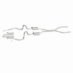 MagnaFlow Sys C/B 68-72 GM A-Body Chevelle et performance exhaust system parts layout