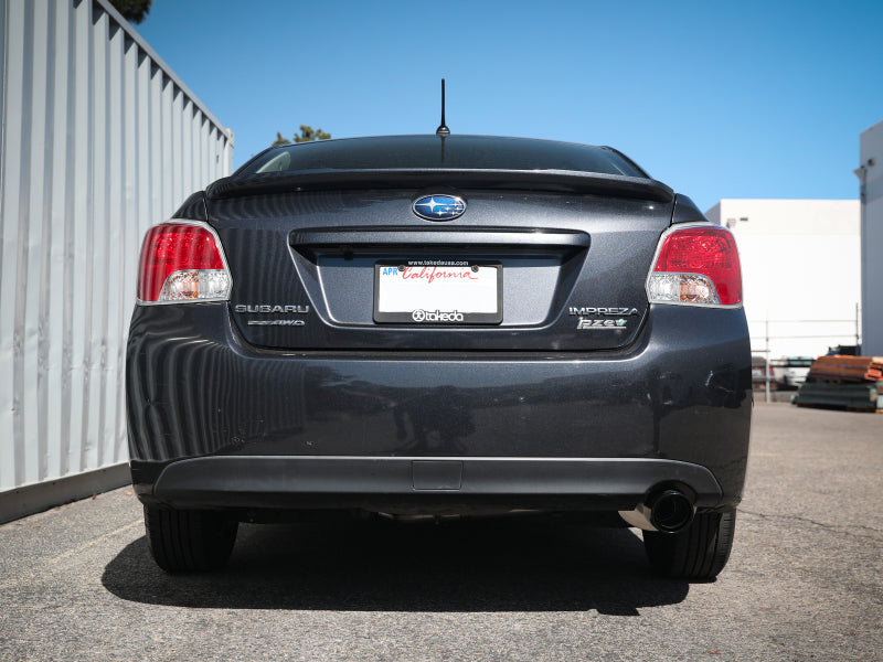 aFe POWER Takeda 12-16 Subaru Impreza 2.0L 2.5in 304SS CB Exhaust w/ Black Tips Secondary image
