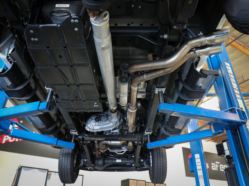 aFe Rebel Series 3in 409 SS Cat-Back Exhaust w/ Polish Tips 17-20 Ford F-250 V8 6.2L Secondary image