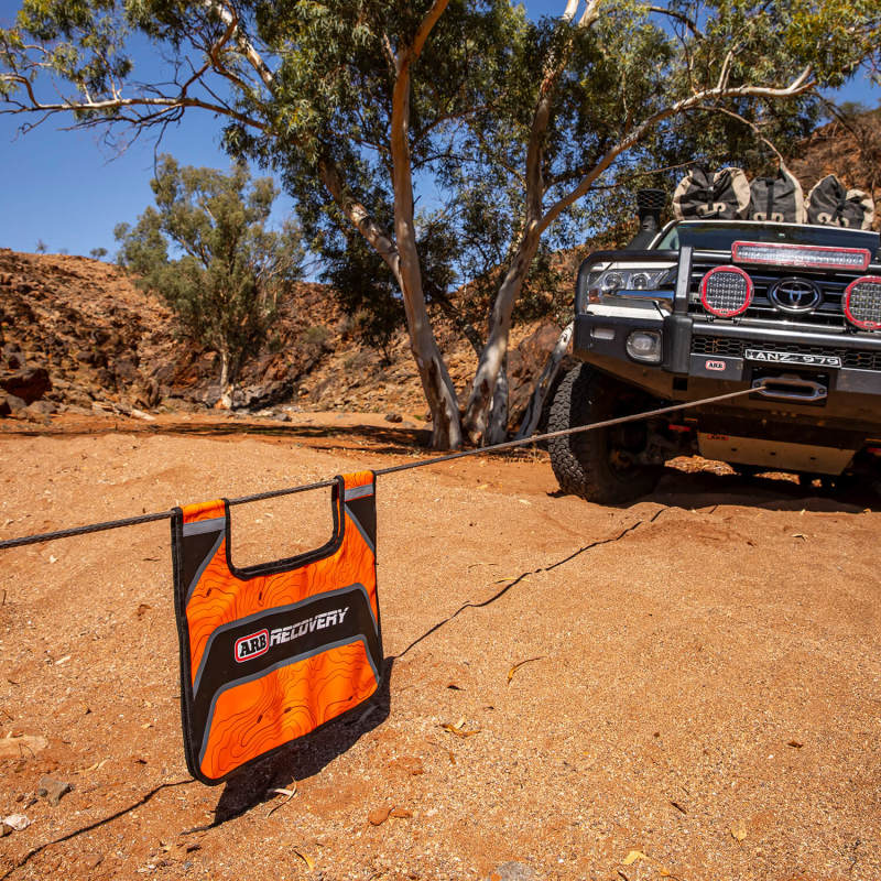 ARB Recovery Damper used in off road winching setup
