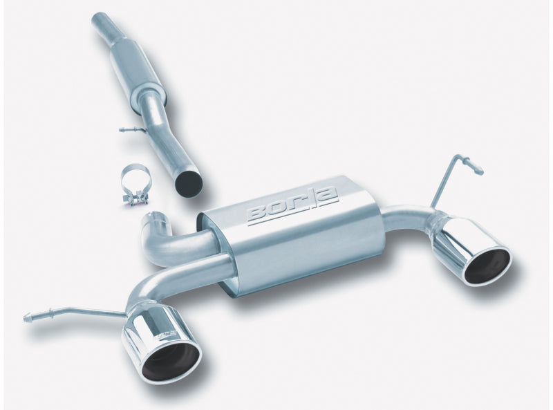 Borla 01-06 Audi TT Quattro 1.8T 225HP MT AWD 2dr Single Split Rear Exit SS Catback Exhaust system parts