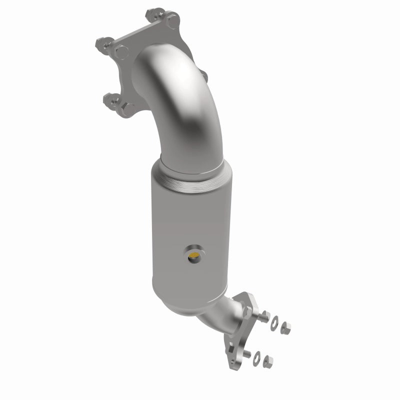 Magnaflow 16-18 Honda Civic L4 OEM Underbody Single Direct Fit Converter with installation hardware.