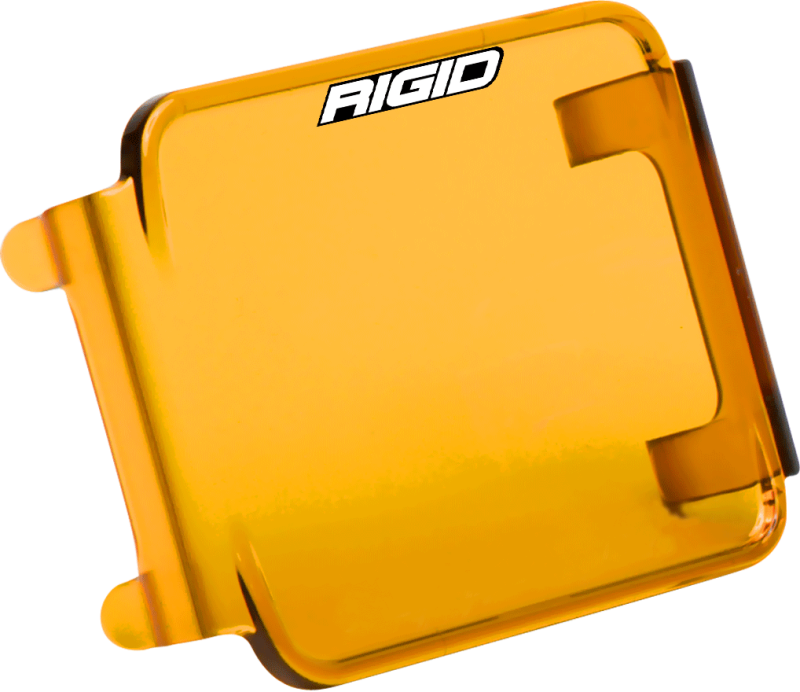 Rigid Industries Protective Polycarbonate Cover - Dually/D2 - Yellow for offroad lighting and electrical