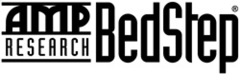 AMP Research 2007-2013 Chevrolet Silverado 1500 BedStep - Black logo