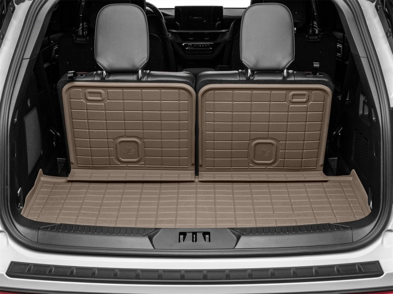 WeatherTech 20-23 Ford Explorer Incl. ST/Hybrid SeatBack Cargo Liners HP - Tan Secondary image