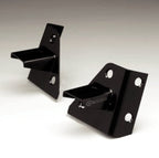 KC HiLiTES 86-95 Jeep YJ Windshield Hinge Light Mount Bracket Set (Pair) - Black for offroad lighting