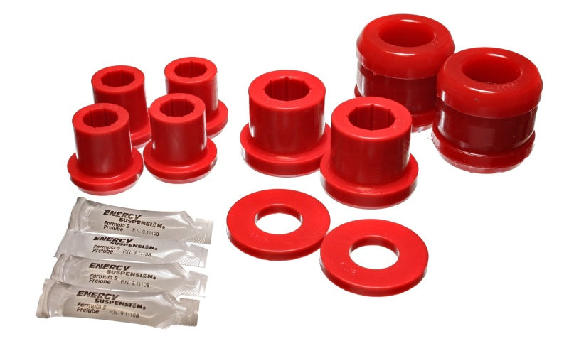 Energy Suspension 04-07 Mazda RX8 Red Front Control Arm Bushing Set for offroad performance upgrades