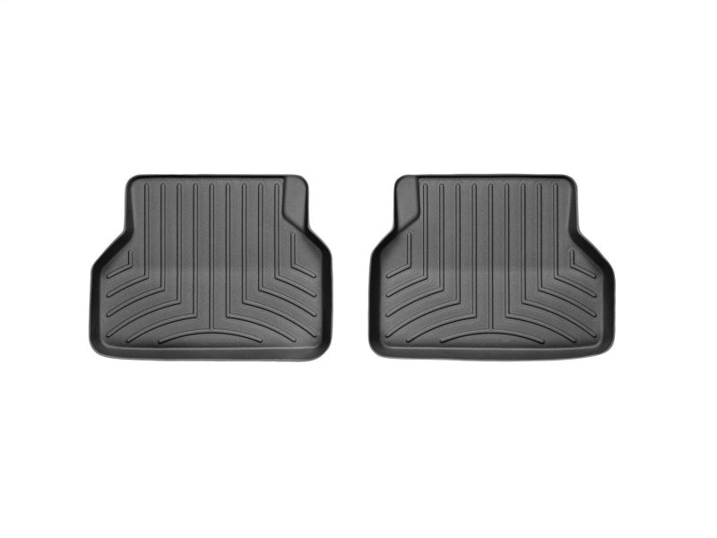 WeatherTech 04-10 BMW 5-Series (E60) Rear FloorLiner - Black Secondary image