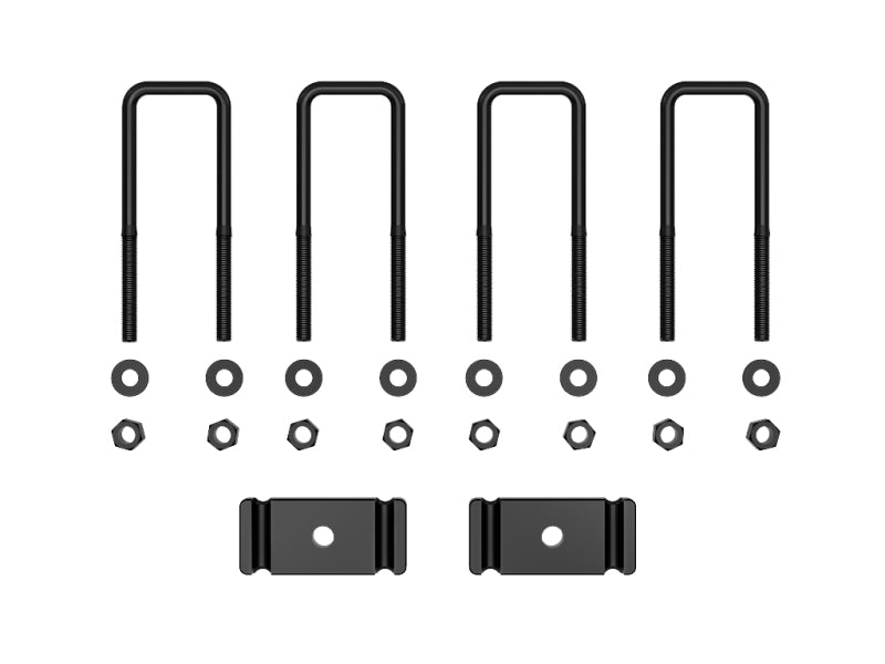 ICON 2019+ Ranger Multi Rate Leaf Spring Hardware Kit parts, off road parts, quality U-bolts and hardware set for suspension upgrade.