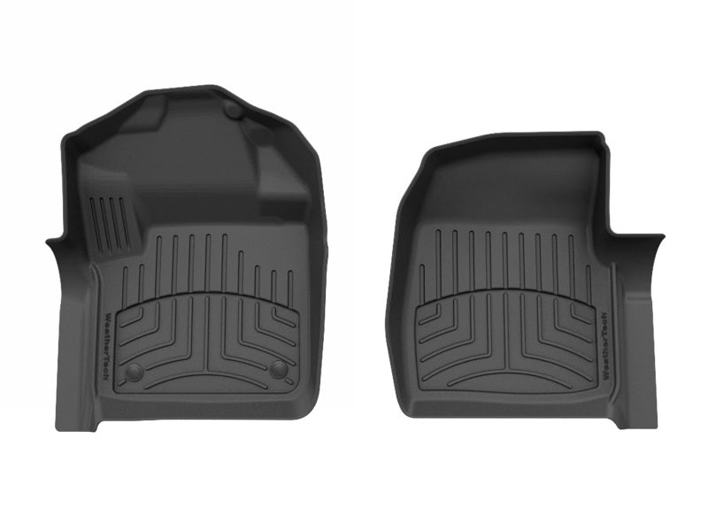 WeatherTech 17-19 Ford F250/F350/F450/F550 Reg. Cab Front FloorLiner HP - Black for superior floor protection