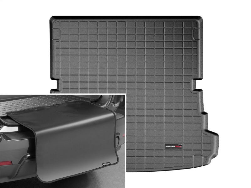 WeatherTech 17+ Cargo Liner With Bumper Protector - Black Secondary image
