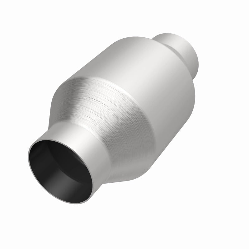 MagnaFlow Conv Univ 3.00inch C/C Met. catalytic converter for offroad performance upgrades and compliance.
