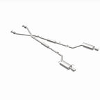 MagnaFlow SYS C/B 07-08 Infiniti G35 Sedan performance exhaust system with dual split rear exit.