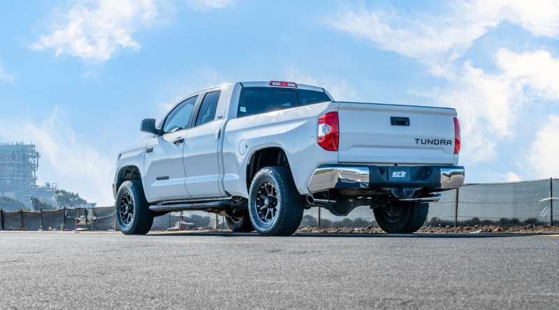Borla 07-21 Toyota Tundra 4.6L/5.7L Cat-Back Touring SS Catback Exhaust w/ Black Chrome Tips Secondary image