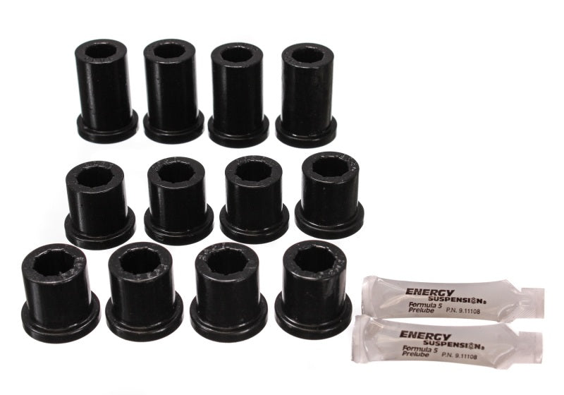 Energy Suspension 84-85 Toyota 4Runner 2 & 4WD Black Front Leaf Spring Bushing Set Secondary image