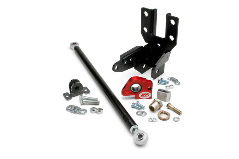 JKS Manufacturing 2007+ Jeep Wrangler JK Front Track Bar-Sector Shaft Reinforcement System Secondary image