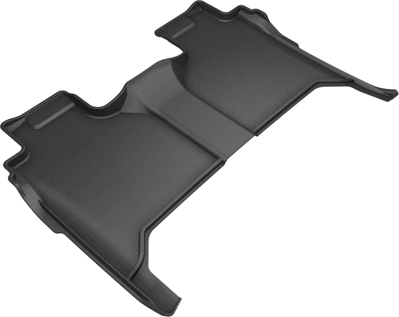 3D MAXpider 2019-2020 GMC/Chevrolet Sierra 1500/Silverado 1500 Kagu 2nd Row Floormats - Black Secondary image