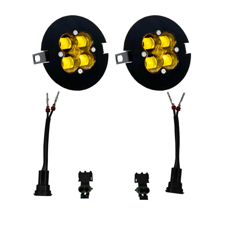 Baja Designs Ford/Toyota F-150/Tundra/Tacoma Fog Light Kit - Amber components for offroad lighting