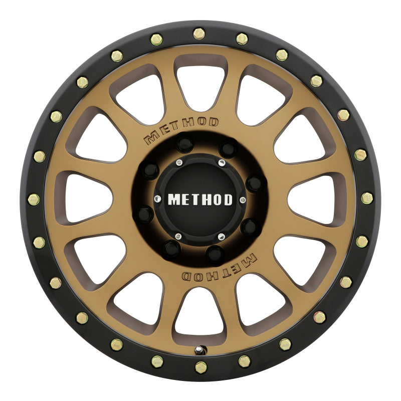 Method MR305 NV 20x10 -18mm Offset 8x170 130.81mm CB Bronze Wheel Secondary image