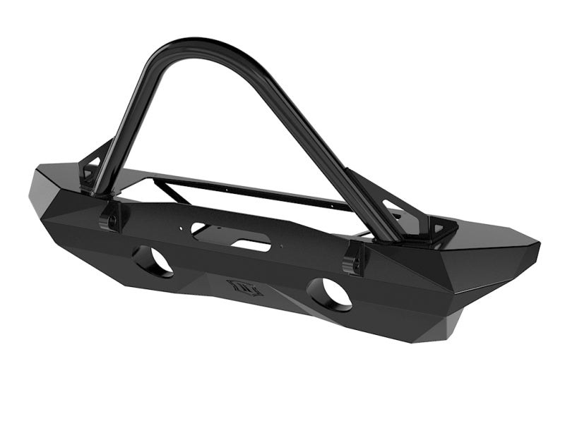 ICON 07-18 Jeep Wrangler JK Pro Series Mid Width Front Recessed Winch Bumper w/Stinger/Tabs Secondary image