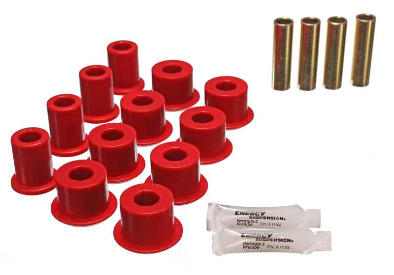 Energy Suspension 95-97 Toyota Tacoma / 89 4Runner / 89-95 Pick Up Red Rear Leaf Spring Shackle Bush and performance components