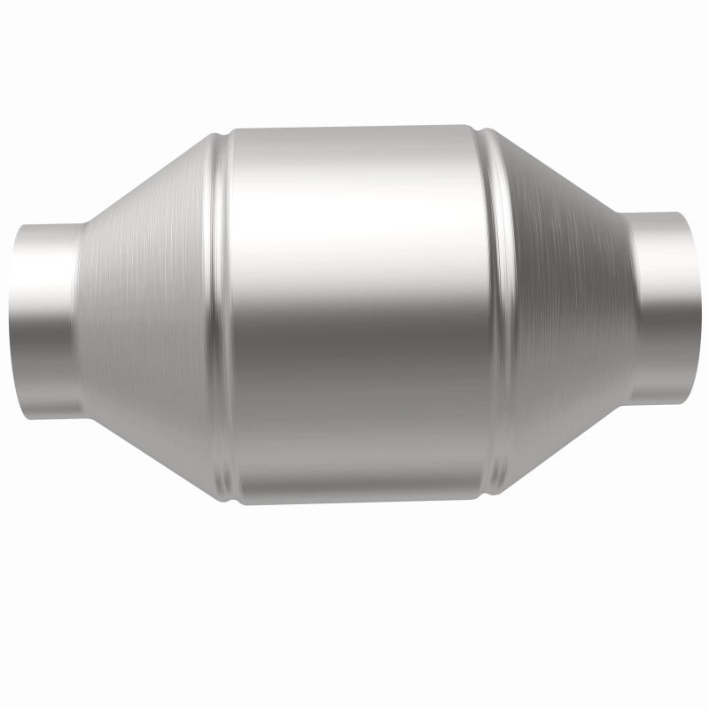 MagnaFlow Conv Univ 2.5in Inlet/Outlet Center/Center Round 3in Body L x 5in W x 8.75in Overall L for offroad upgrades