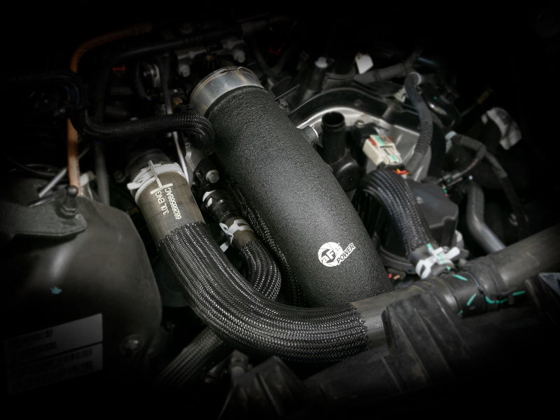 aFe RAM 1500 20-22 V6-3.0L (td) BladeRunner 3 IN Aluminum Cold Charge Pipe Black Secondary image