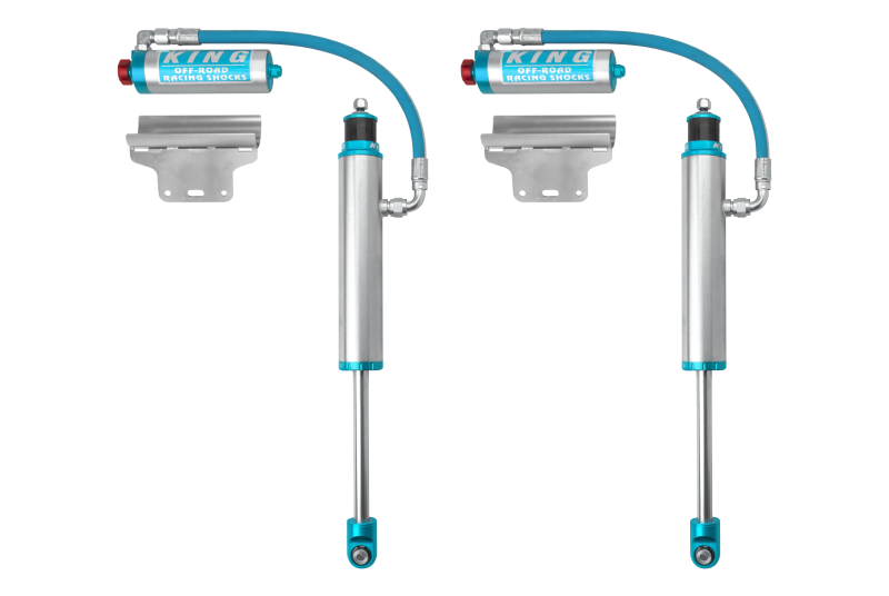 King Shocks 2005+ Toyota Tacoma (6 Lug) Rear 2.5 Dia Remote Reservoir Shock w/Adjuster (Pair) for offroad performance upgrades