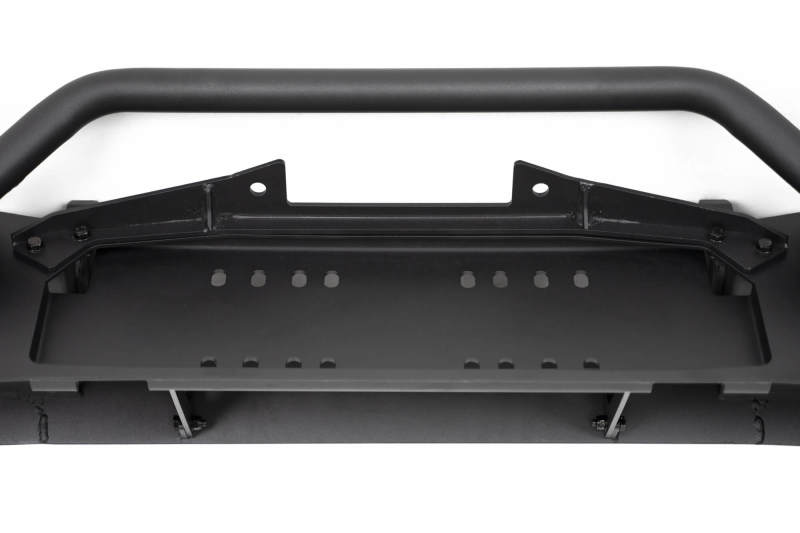 DV8 Offroad 07-23 Jeep Wrangler JK/JL & Gladiator JT FS-1 Series Stubby Front Bumper winch tray