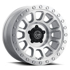 ICON Hulse 18x9 5x150 25mm Offset 6in BS Silver Machined offroad wheels for trucks