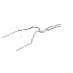 MagnaFlow SYS C/B 09 F-150 EC-CC/SB dual splt exhaust system for performance upgrades.