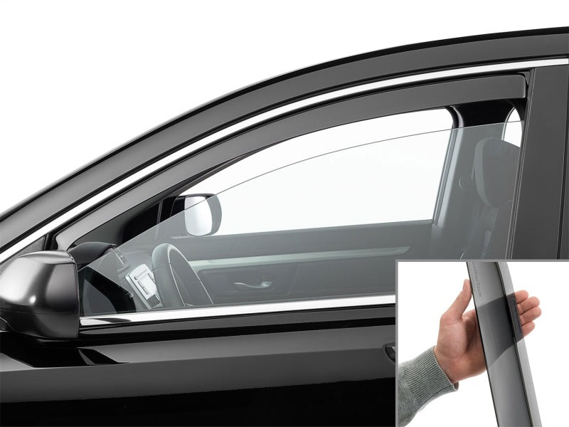 WeatherTech 17-22 Honda CR-V (Incl. 20-22 Hybrid) Front Side Window Deflectors - Dark Tint Secondary image
