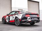 Borla 2018 Ford Mustang GT 5.0L AT/MT 3in S-Type Catback Exhaust w/ Valves installed on a stylish Mustang.