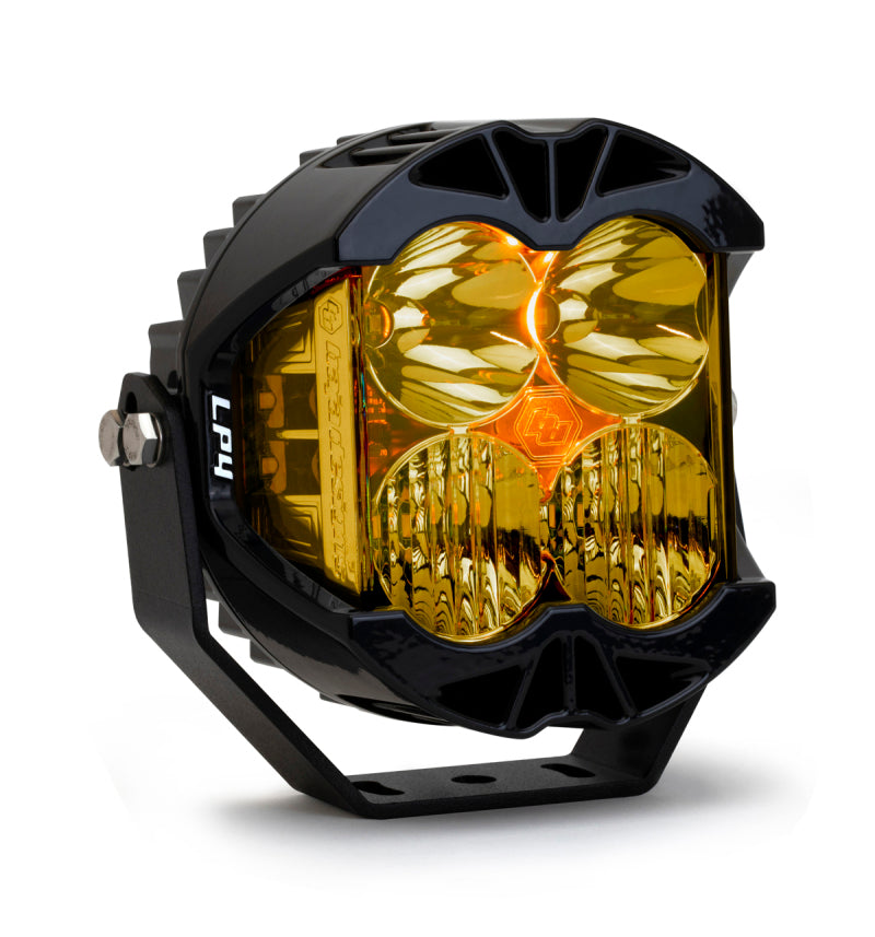 Baja Designs LP4 Pro Driving/Combo LED - Amber (Single) for offroad lighting