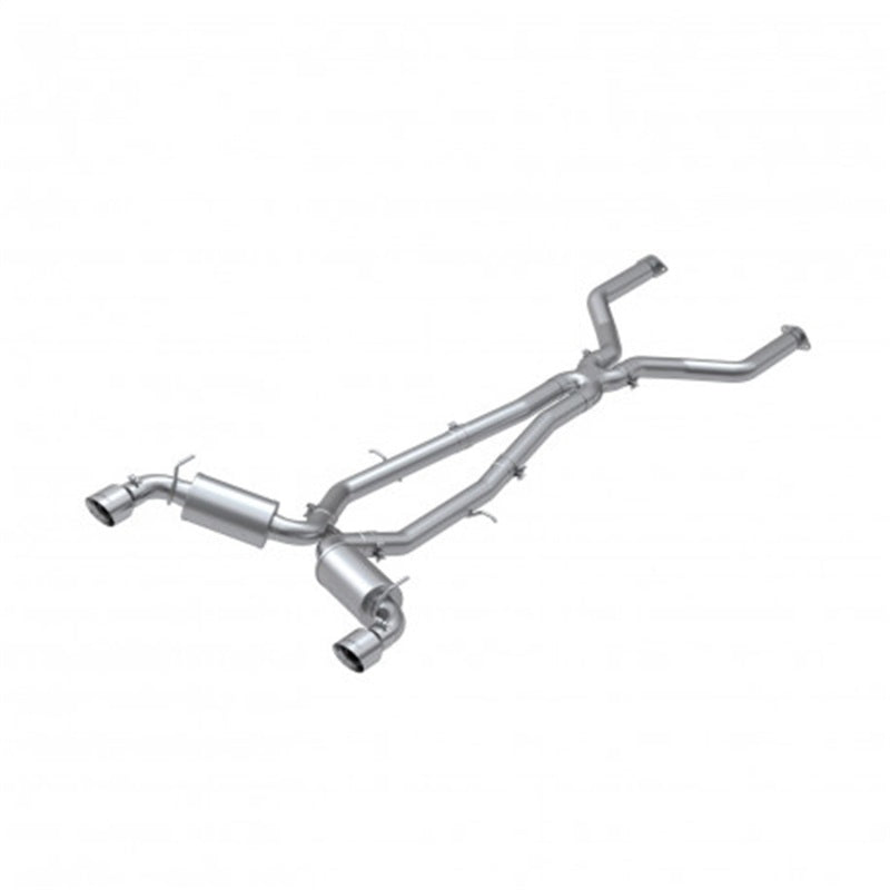 MBRP 17-19 Infiniti Q60 3.0L RWD/AWD Cat Back Dual Rear Secondary image