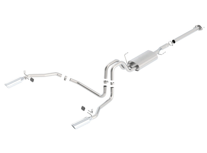 Borla 11-14 Ford F-150 5.0L AT 2/4WD Aggressive ATAK SS Catback Exhaust for offroad performance upgrades