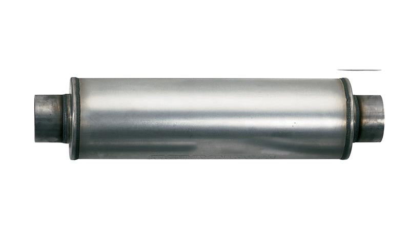 aFe Scorpion Replacement Alum Steel Muffler 2-1/2in In/Out Baffled Offset/Offset 13inL x10inW x4inH Secondary image