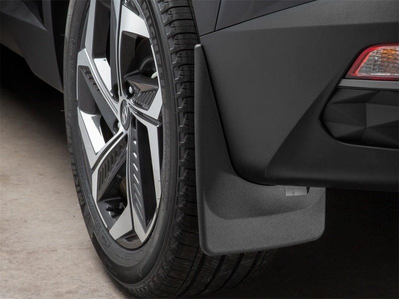 WeatherTech 2022 Hyundai Tucson (Does not fit XRT) No Drill Rear MudFlaps - Black Secondary image