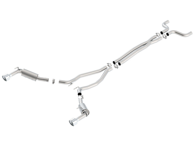 Borla 14-15 Chevy Camaro SS 6.2L V8 Single Split Rear Exit ATAK Catback Exhaust - high-performance exhaust system