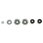 Bilstein B6 2000 Toyota Tundra Base Rear 46mm Monotube Shock Absorber parts including washers and bushings for suspension upgrades