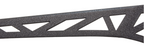 Fishbone Offroad 2018+ Jeep Wrangler JL Windshield Light Bracket close-up, durable steel construction and textured finish.