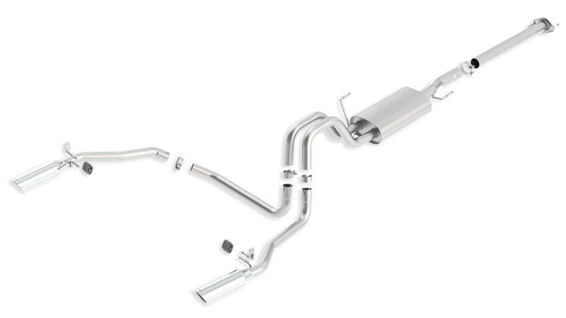 Borla 11-14 Ford F-150 5.0L AT 2/4WD Aggressive ATAK SS Catback Exhaust for performance offroad parts.