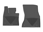 WeatherTech 14-15 BMW X5 Front Rubber Mats - Black for durability