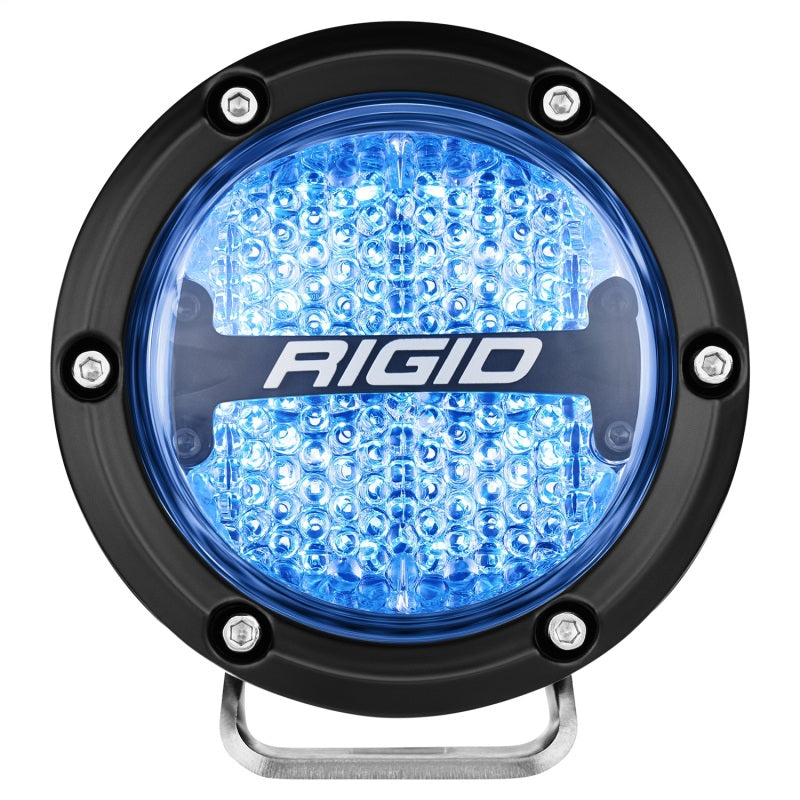 Rigid Industries 360-Series 4in LED Off-Road Diffused Beam - RGBW Backlight (Pair) for offroad lighting and electrical
