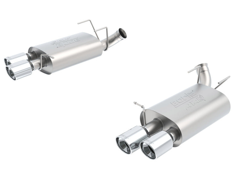 Borla 13-14 Mustang Shelby GT500 GT 5.8L V8 RWD Dual Split Rear Exit ATAK Exhaust Rear Section Only exhaust system